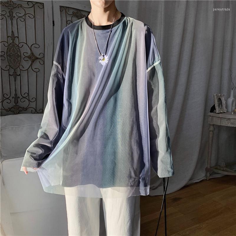 Men' T Shirts VERSMA Japanese Chic Colored Mesh Daisy Embroidery T-shirt Men Spring See Through Fake Two Piece Loose Tshirt Women Drop, Black
Men' T Shirts VERSMA Japanese Chic Colored Mesh Daisy Embroidery T-shirt Men Spring See Through Fake Two Piece Loose Tshirt Women Drop, Black