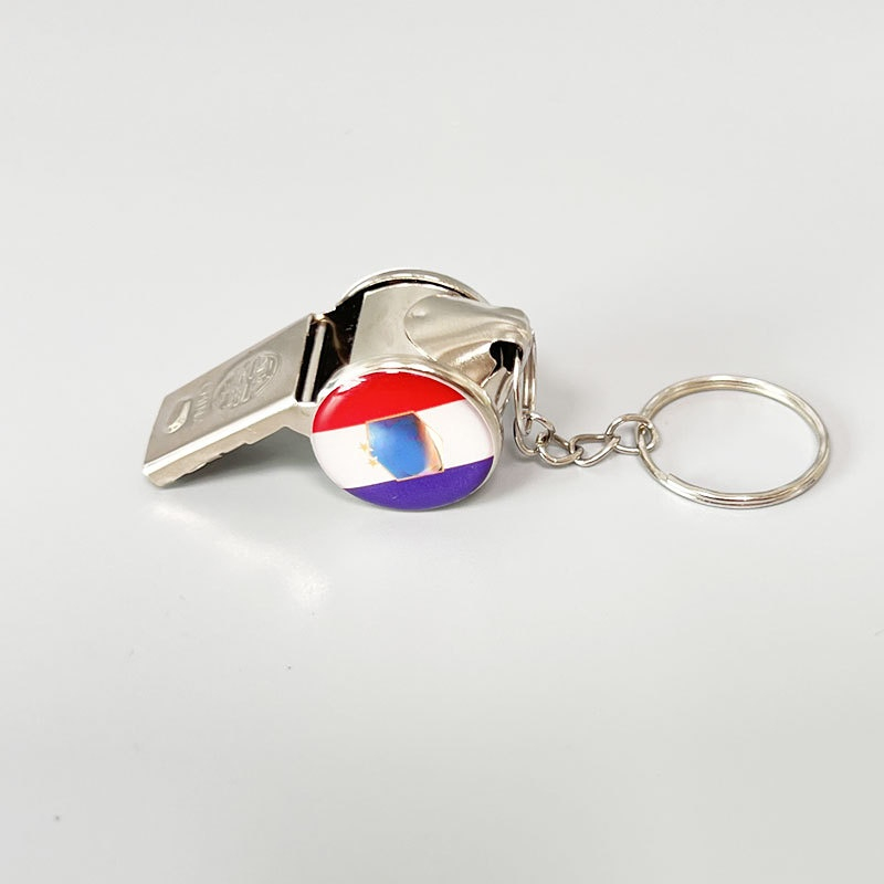 Keychains Soccer Football Fan Supplies Iron Whistle Referee Whistles Commemoration