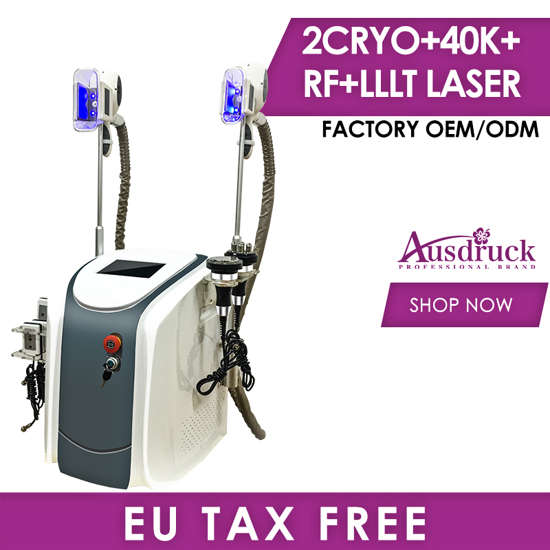 tax free 2 Cryo Fat Freezing Lipolaser ultrasonic Cavitation RF LLLT Laser Fat Freeze Shape Vacuum Cryotherapy Slimming Machine CE
tax free 2 Cryo Fat Freezing Lipolaser ultrasonic Cavitation RF LLLT Laser Fat Freeze Shape Vacuum Cryotherapy Slimming Machine CE