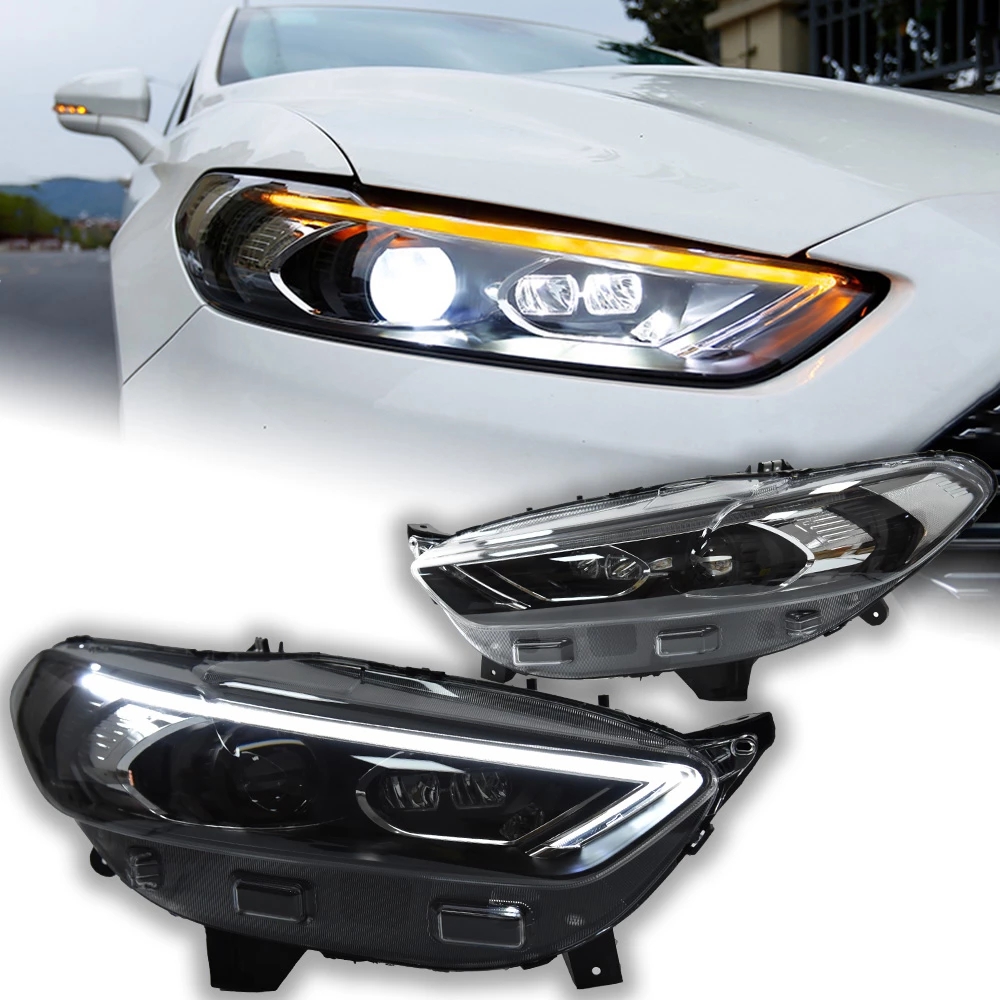Car Styling Headlights for Ford Fusion Headlight Assembly 20 13-20 19 Mondeo LED Headlight Lens Auto Accessories