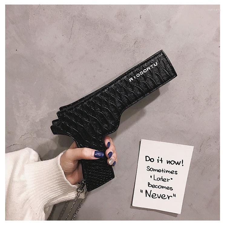 Evening Bags Creative 3D Gun Shape Crossbody Funny Chain Women Shoulder Bag Cute Chic Small Purses Personality Lovely For Girls 2022, Black
Evening Bags Creative 3D Gun Shape Crossbody Funny Chain Women Shoulder Bag Cute Chic Small Purses Personality Lovely For Girls 2022, Black