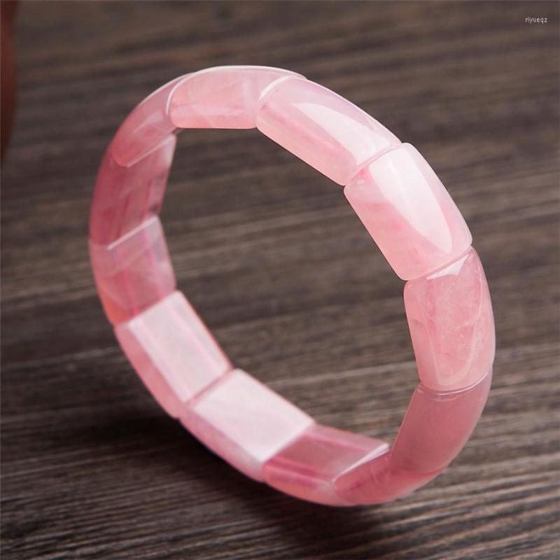 Strand Madagascar Genuine Rose Natural Pink Quartz Crystal Rectangle Bead Bangle Bracelets For Women Female
Strand Madagascar Genuine Rose Natural Pink Quartz Crystal Rectangle Bead Bangle Bracelets For Women Female