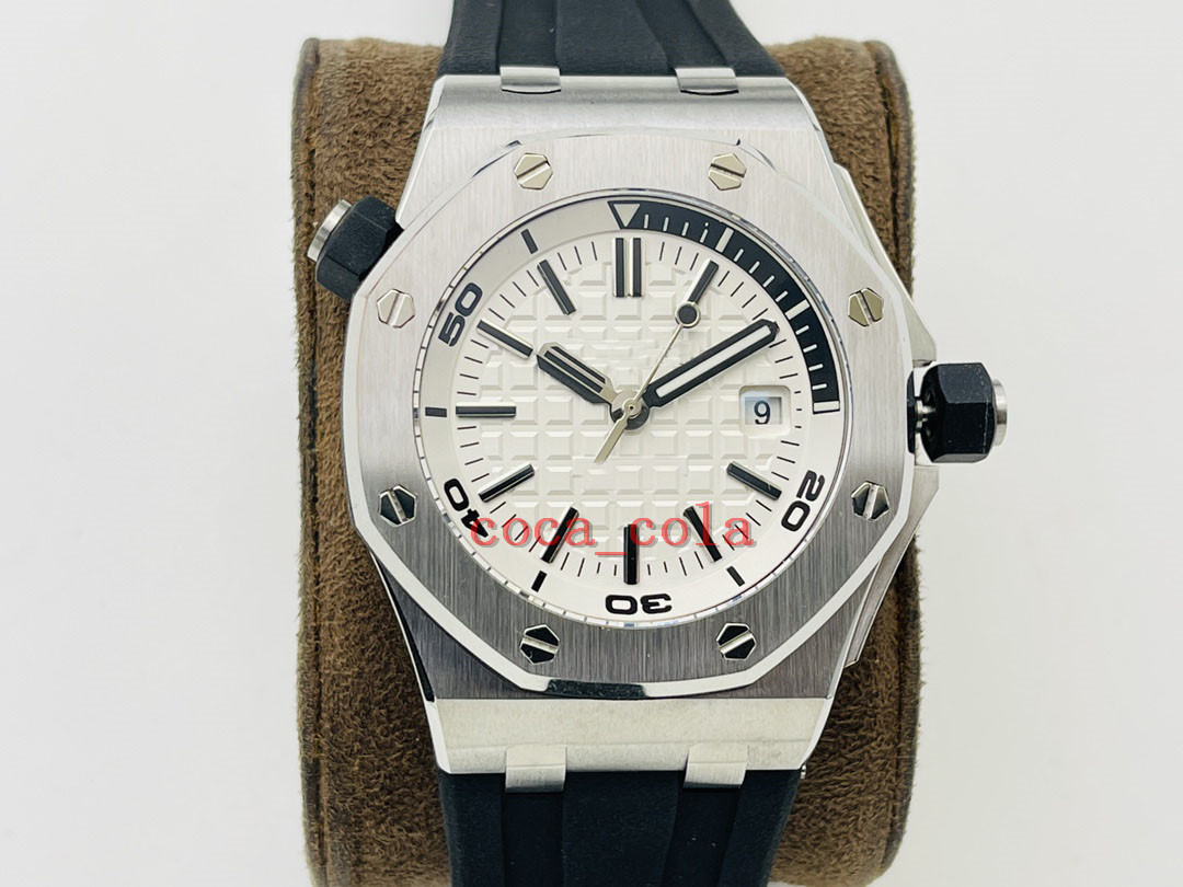 HotSelling TOPQuality Watches 42mm Diver 15710 T Stainless Steel Bracelet Transparent Asia 2813 Movement Mechanical Automatic Mens Men's Watch Wristwatches k79
HotSelling TOPQuality Watches 42mm Diver 15710 T Stainless Steel Bracelet Transparent Asia 2813 Movement Mechanical Automatic Mens Men's Watch Wristwatches k79