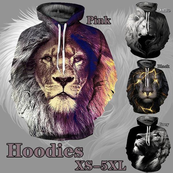 Men's Hoodies Spring And Autumn Men's Lion Unisex Hoodie 3D Printing Menswear Digital Creative Fashion Novelty Teen Sweatshirt Pullover, Black
Men's Hoodies Spring And Autumn Men's Lion Unisex Hoodie 3D Printing Menswear Digital Creative Fashion Novelty Teen Sweatshirt Pullover, Black