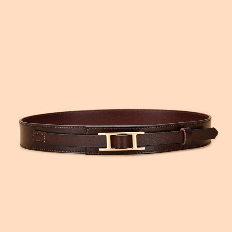 Leather women's belt decoration hundred matching coat waist elastic belt, As shown 
Leather women's belt decoration hundred matching coat waist elastic belt, As shown