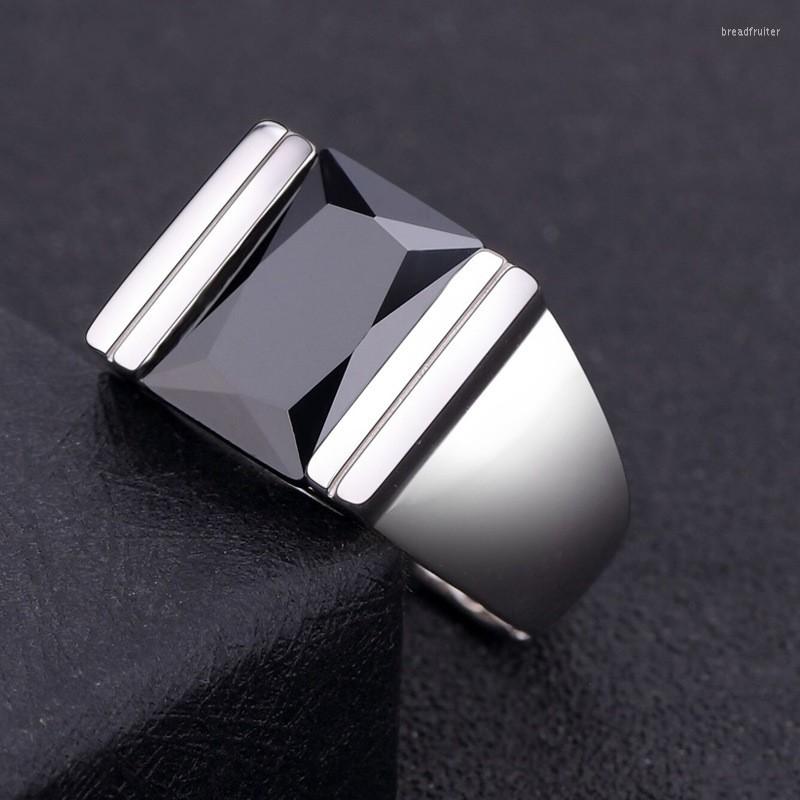 Cluster Rings BOCAI Trendy Real 925 Silver Natural Obsidian Ring For Men Adjustable Size Fashion Christmas Gift
Cluster Rings BOCAI Trendy Real 925 Silver Natural Obsidian Ring For Men Adjustable Size Fashion Christmas Gift