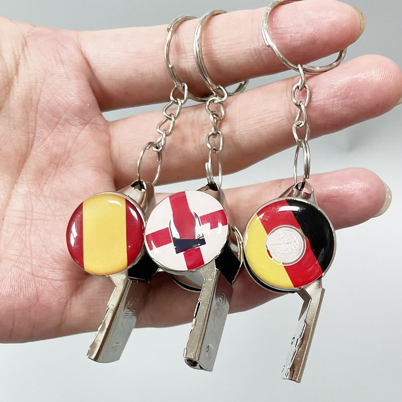 Keychains Soccer Football Fan Supplies Iron Whistle Referee Whistles Commemoration