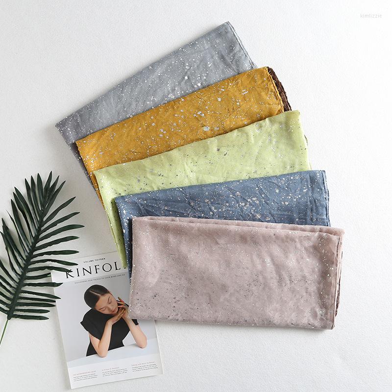 Scarves Est Women Cotton Gradient Dot Print Silver Foil Scarf Shawls Fashion Spot Luxury Wraps Headband Hijab 7 Color 2022
Scarves Est Women Cotton Gradient Dot Print Silver Foil Scarf Shawls Fashion Spot Luxury Wraps Headband Hijab 7 Color 2022