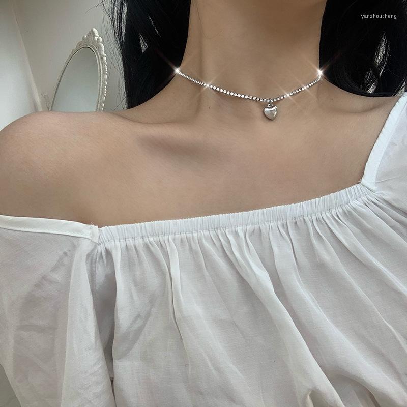 Choker Wholesale Heart Shape Pendant Bling Crystal Charm Short Necklace For Women Girlfriend Valentine's Gift Fashion Jewelry
Choker Wholesale Heart Shape Pendant Bling Crystal Charm Short Necklace For Women Girlfriend Valentine's Gift Fashion Jewelry