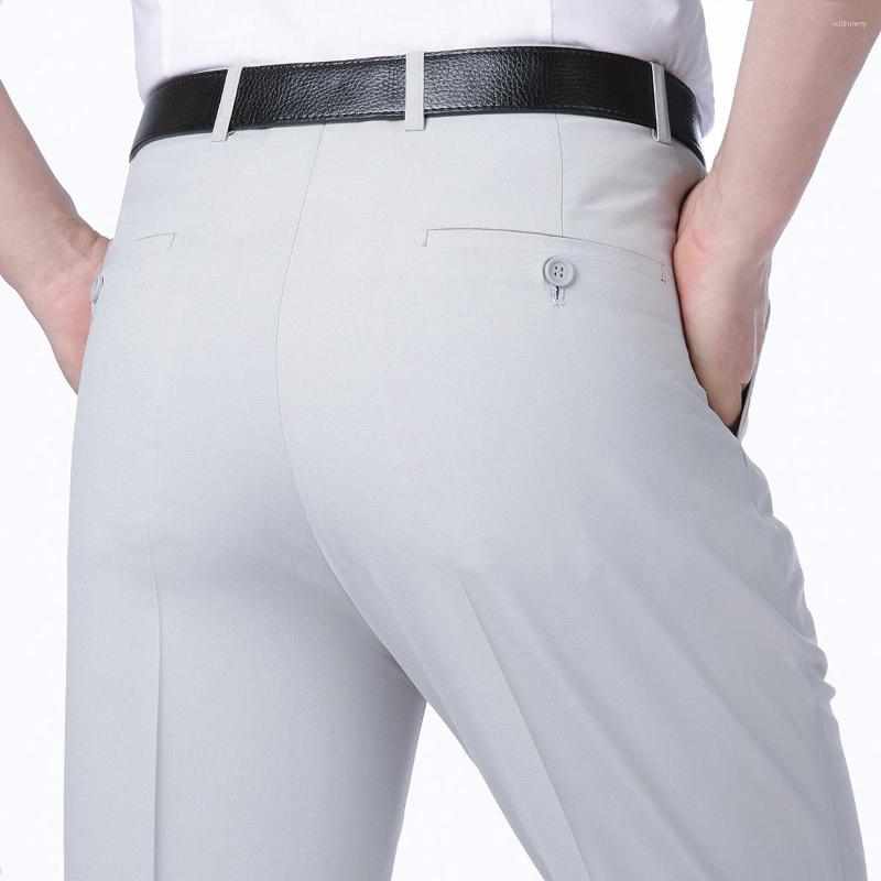 Men's Suits Summer Thin Men Suit Pants Business Casual Straight Middle-aged Men's Dress Trousers Leisure Wash High Waist, 1802gray
Men's Suits Summer Thin Men Suit Pants Business Casual Straight Middle-aged Men's Dress Trousers Leisure Wash High Waist, 1802gray