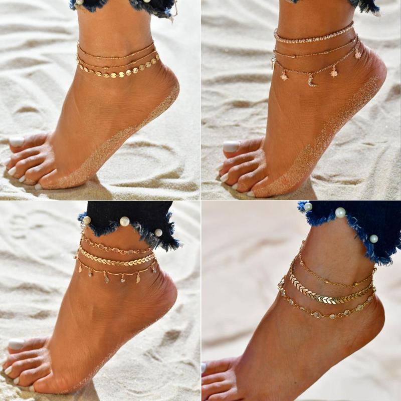 Anklets Vintage Multilayer For Women Bohemian Moon Leaves Beads Anklet Bracelet 2022 DIY Boho Jewelry Hamsa Ankel Bracelets
Anklets Vintage Multilayer For Women Bohemian Moon Leaves Beads Anklet Bracelet 2022 DIY Boho Jewelry Hamsa Ankel Bracelets