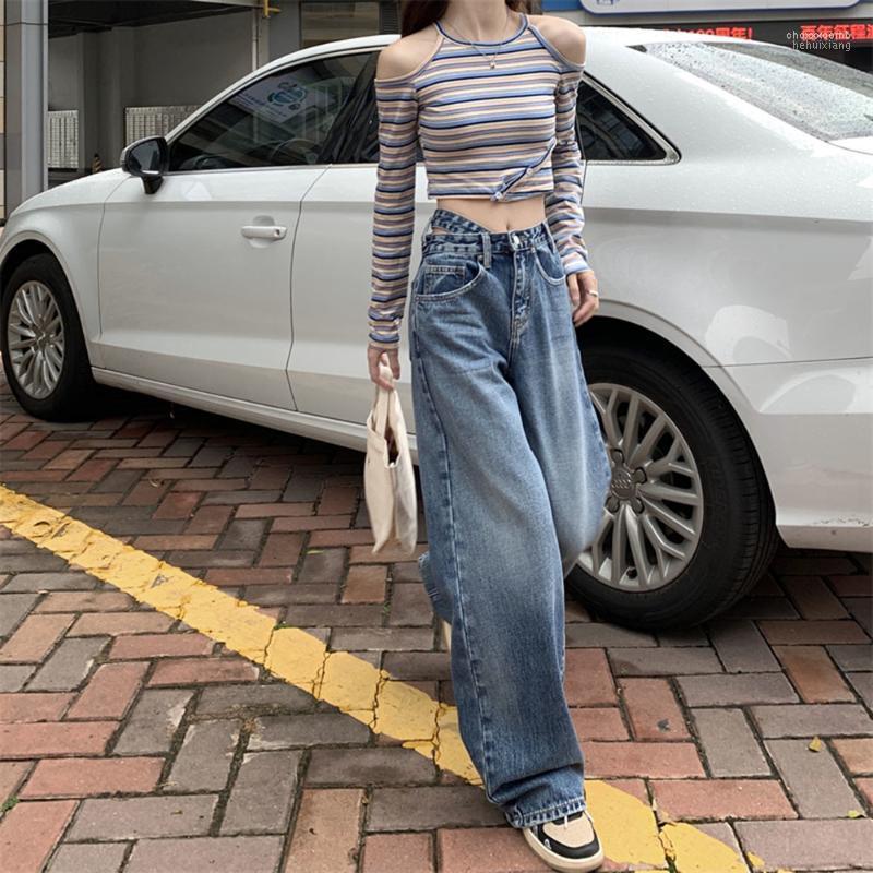 Women' Jeans Women' Woman Retro Spring Autumn Vintage High Waist Wide Leg Denim Long Pant Harajuku Loose Hollow Out Jean Streetwear, Blue
Women' Jeans Women' Woman Retro Spring Autumn Vintage High Waist Wide Leg Denim Long Pant Harajuku Loose Hollow Out Jean Streetwear, Blue