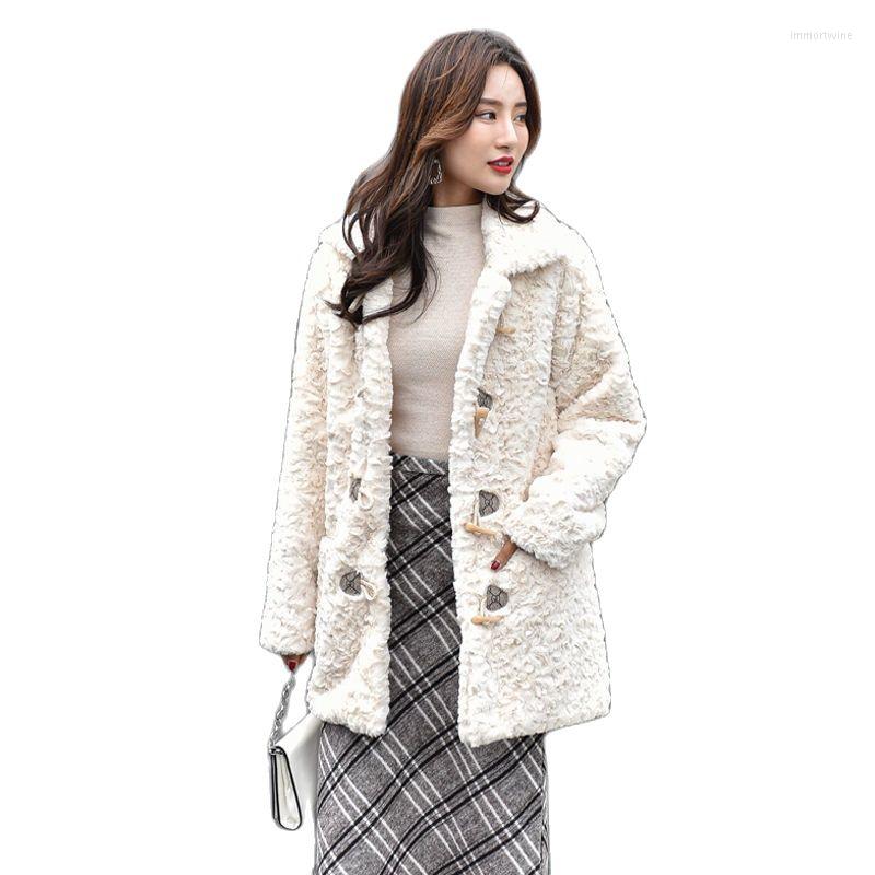 Women' Fur Autumn Winter Fashion Imitation Coat Women Mid-Length All-In-One Mink Brush Flower Plush Jacket Wool High-End, Brown
Women' Fur Autumn Winter Fashion Imitation Coat Women Mid-Length All-In-One Mink Brush Flower Plush Jacket Wool High-End, Brown