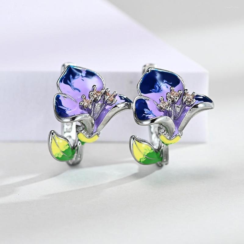 Stud Earrings HUAMI 2PCS Zircon Christmas Cloisonne Epoxy Flower For Women Fashion Enamel And Diamond Engagement Earring
Stud Earrings HUAMI 2PCS Zircon Christmas Cloisonne Epoxy Flower For Women Fashion Enamel And Diamond Engagement Earring