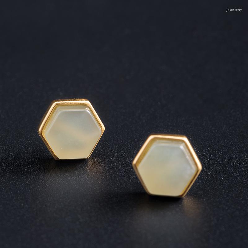 Stud Earrings S925 Sterling Silver Polygon Hetian Jade Women's Simple And Small 2022 Ins Tide Frigid Wind Wholesale
Stud Earrings S925 Sterling Silver Polygon Hetian Jade Women's Simple And Small 2022 Ins Tide Frigid Wind Wholesale