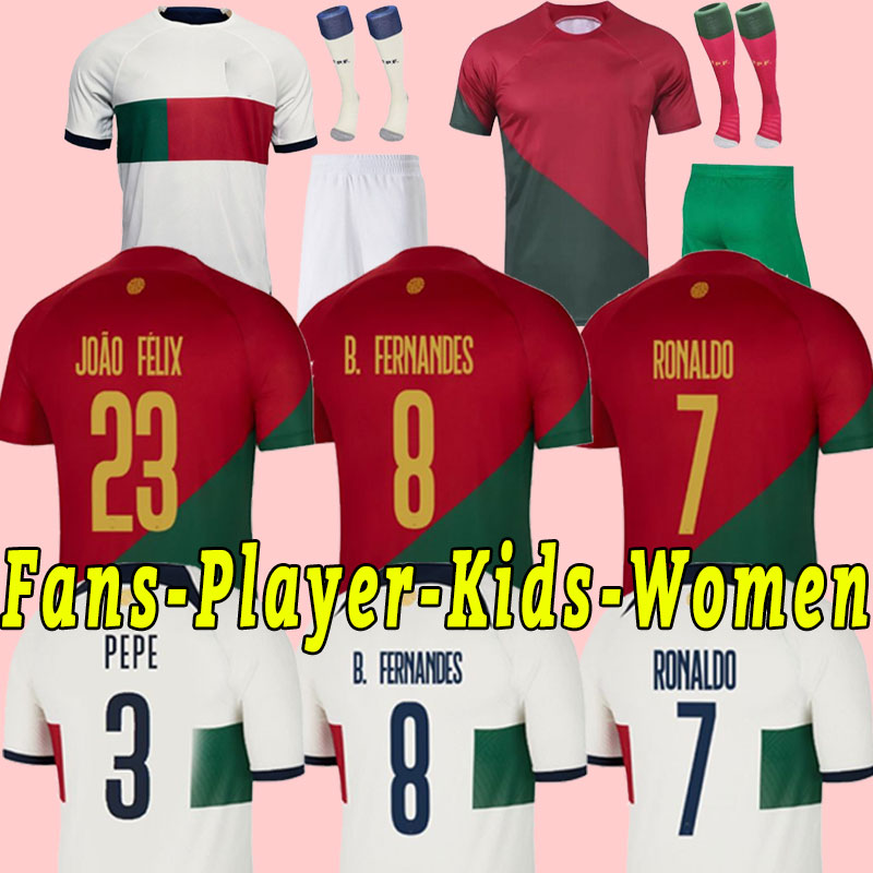 2022 2023 Portuguese soccer jersey Bruno FERNANDES DIOGO J. DANILO Portuguesa 22 23 Joao Felix Football shirt BERNARDO Men Kids Kit fans player version women girl, Home
2022 2023 Portuguese soccer jersey Bruno FERNANDES DIOGO J. DANILO Portuguesa 22 23 Joao Felix Football shirt BERNARDO Men Kids Kit fans player version women girl, Home