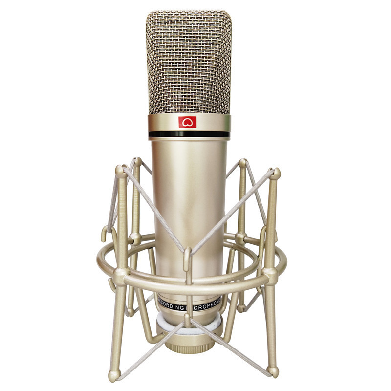 Microphones U87 Professional Condenser Microphone For Recording Podcast Live Gaming Microphone Kit with Arm Stand Shock Mount NEUMAN 221104