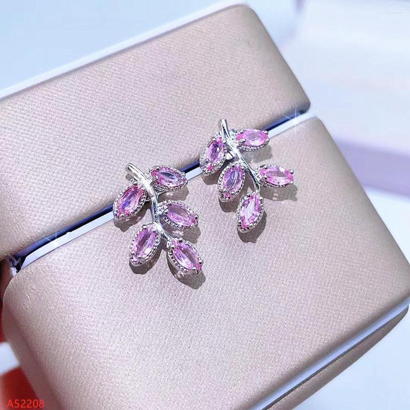 Stud Earrings Bridal Accessories 925 Sterling Silver Natural Gemstone Pink Sapphire Women's Wheat Party Bride Gift Girl Marry
Stud Earrings Bridal Accessories 925 Sterling Silver Natural Gemstone Pink Sapphire Women's Wheat Party Bride Gift Girl Marry