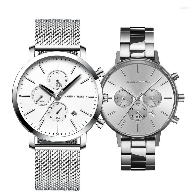 

Wristwatches MAKAMBAKO 2022 Original Simple Design Silvery High Quality He And Her Stainless Steel Strap Sweethearts Watch Orologio Di, 109yh 1101ccy