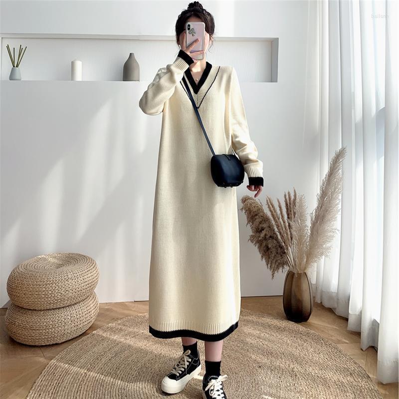 Women's Sweaters 2022 Style Women Casual Long Sweater Dress Tomie Plain Relaxed Fit Lady Hoody Fleece Solid Ruffled Knit Girl Fashion Tops, Milky white 
Women's Sweaters 2022 Style Women Casual Long Sweater Dress Tomie Plain Relaxed Fit Lady Hoody Fleece Solid Ruffled Knit Girl Fashion Tops, Milky white