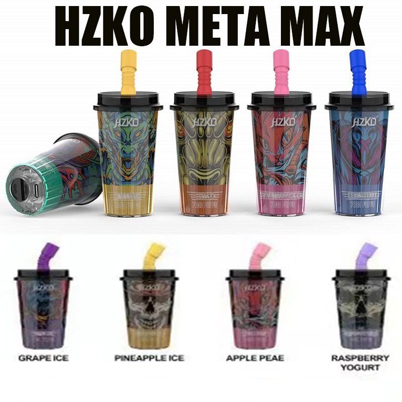 HZKO Meta Max 7000Puffs Disposable E cigarettes Pod Device 15ml Capacity 600mAh Vape Rechargeable 1.2 Mesh Airflow IDOL MAX
HZKO Meta Max 7000Puffs Disposable E cigarettes Pod Device 15ml Capacity 600mAh Vape Rechargeable 1.2 Mesh Airflow IDOL MAX