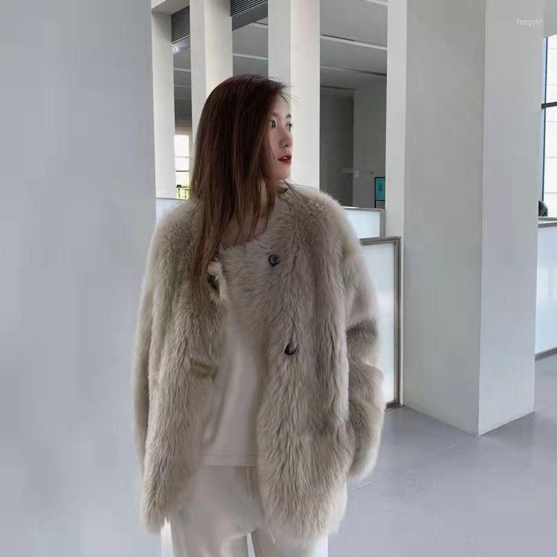 Women' Fur Autumn Winter Womens Fluffy Faux Lamb Coats Elegant Jackets Ladies Long Sleeves Warm Plush Female Fashion Outerwear L60, Mihuise
Women' Fur Autumn Winter Womens Fluffy Faux Lamb Coats Elegant Jackets Ladies Long Sleeves Warm Plush Female Fashion Outerwear L60, Mihuise