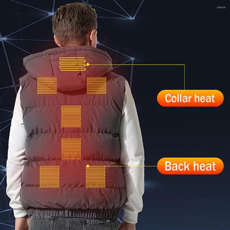 Men's Vests 9 Areas Self Heated Vest Man Sleeveless Jacket Fishing Padded USB Electric Heating Smart Jackets Plus Size 6XL Coat, Gray
Men's Vests 9 Areas Self Heated Vest Man Sleeveless Jacket Fishing Padded USB Electric Heating Smart Jackets Plus Size 6XL Coat, Gray