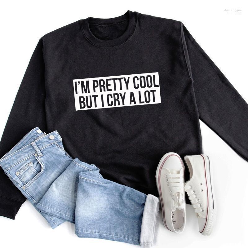 Women' Hoodies I'm Pretty Cool But I Cry A Lot Sweatshirt Funny Women Spring Autumn Long Sleeve Sassy Quotes Pullovers Drop, Gray-black text
Women' Hoodies I'm Pretty Cool But I Cry A Lot Sweatshirt Funny Women Spring Autumn Long Sleeve Sassy Quotes Pullovers Drop, Gray-black text
