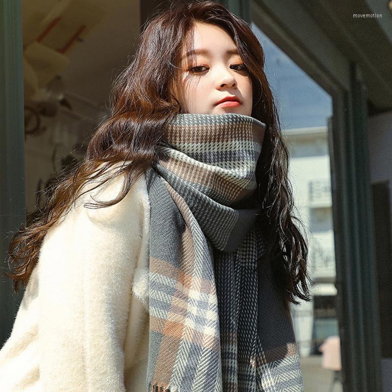 Scarves 2022 Women Scarf Fashion Plaid Imitation Cashmere For Lady Winter Shawls With Tassel Long Wraps Pashmina Foulard
Scarves 2022 Women Scarf Fashion Plaid Imitation Cashmere For Lady Winter Shawls With Tassel Long Wraps Pashmina Foulard