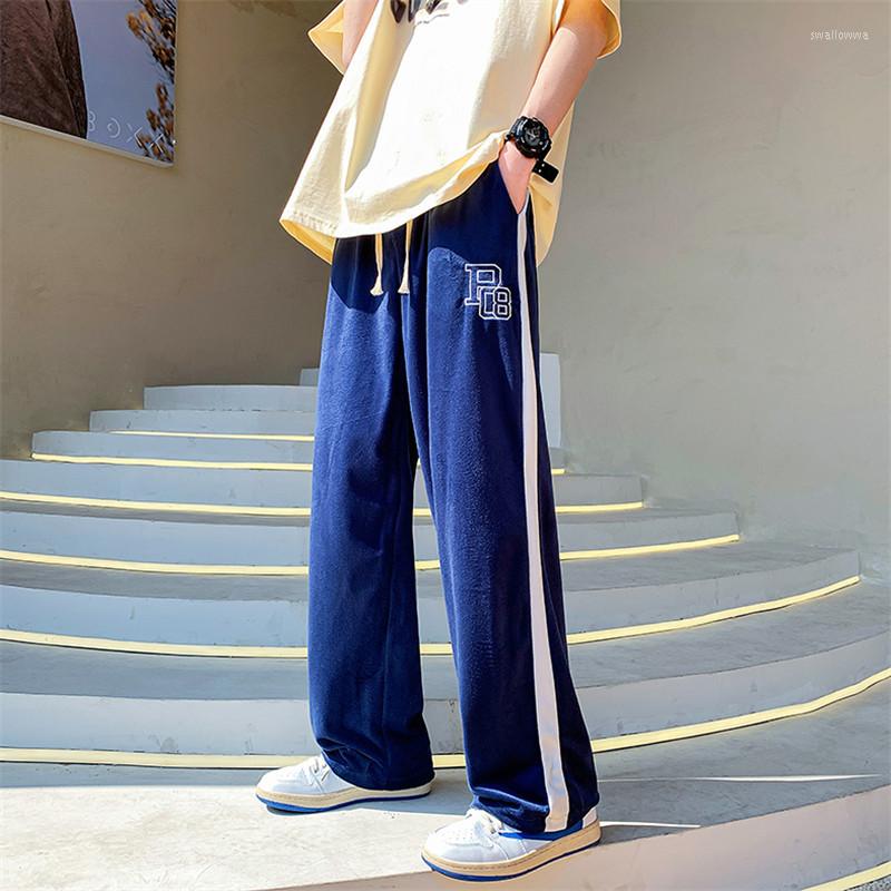 Men's Pants Wide-Leg Men's Spring And Summer Korean Ins Trendy Straight Loose Track Hong Kong Style Stripes Casual Draped, Black
Men's Pants Wide-Leg Men's Spring And Summer Korean Ins Trendy Straight Loose Track Hong Kong Style Stripes Casual Draped, Black