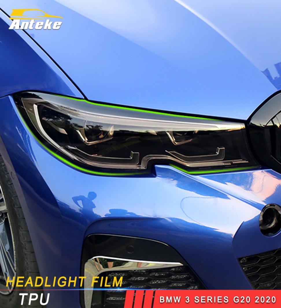 For BMW 3 Series G20 2020 Car Styling Headlight Film Front Light Lamp Black Foil Protector Cover Trim Sticker Exterior Accessory2370958
For BMW 3 Series G20 2020 Car Styling Headlight Film Front Light Lamp Black Foil Protector Cover Trim Sticker Exterior Accessory2370958