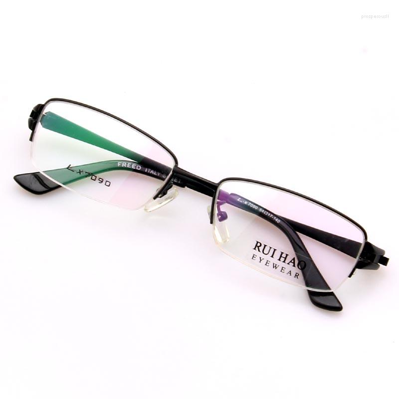 Sunglasses Frames Optical Glasses Frame Men Half Rimless Eyeglasses Eyewear Fashion Spectacles Oculos Design RUI HAO Brand
Sunglasses Frames Optical Glasses Frame Men Half Rimless Eyeglasses Eyewear Fashion Spectacles Oculos Design RUI HAO Brand