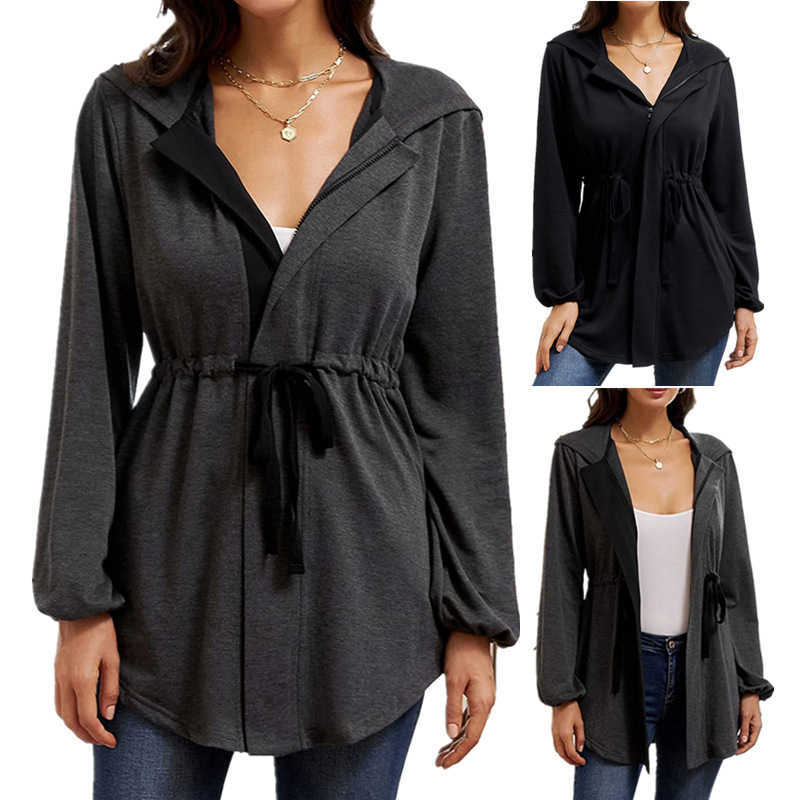 Spring Autumn New Solid Color Button Belt Midi Dress Long Sleeve V Neck Loose Dresses Simplicity Street Casual Women Clothing, Black
Spring Autumn New Solid Color Button Belt Midi Dress Long Sleeve V Neck Loose Dresses Simplicity Street Casual Women Clothing, Black