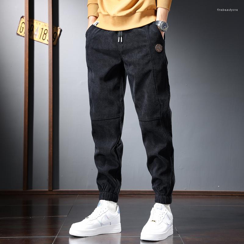 Men' Pants Winter Black Men Sport Casual Baggy Plaid Corduroy Sweatpants Streetwear Fashion Elastic Waist Joggers Trousers CP2118
Men' Pants Winter Black Men Sport Casual Baggy Plaid Corduroy Sweatpants Streetwear Fashion Elastic Waist Joggers Trousers CP2118