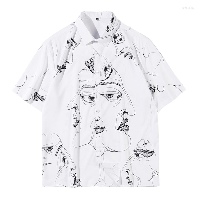 Men's Casual Shirts Arrival 2023 Loose Short Floral Shoulder White Head Print Cotton Turn-down Collar Single Breasted Men Shirt, See chart
Men's Casual Shirts Arrival 2023 Loose Short Floral Shoulder White Head Print Cotton Turn-down Collar Single Breasted Men Shirt, See chart