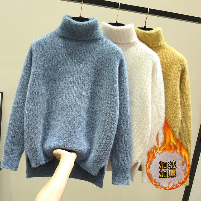 Women' Sweaters Woman Chandails Autumn Winter Loose Turtleneck Fashion Sweater Women' Pullover, Green
Women' Sweaters Woman Chandails Autumn Winter Loose Turtleneck Fashion Sweater Women' Pullover, Green