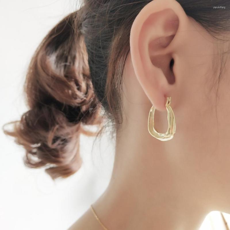 Hoop Earrings 925 Sterling Silver Moroccan Style Gold Irregular Geometric Circle For Women Party Gift Jewelry Promotion
Hoop Earrings 925 Sterling Silver Moroccan Style Gold Irregular Geometric Circle For Women Party Gift Jewelry Promotion