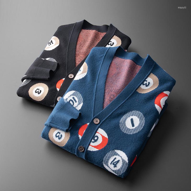 Men's Sweaters European Luxury 2022 Designer Men's Cardigan Jacket Sweater Slim Billiard Pattern Personalized Jacquard Autumn Casual, Black
Men's Sweaters European Luxury 2022 Designer Men's Cardigan Jacket Sweater Slim Billiard Pattern Personalized Jacquard Autumn Casual, Black