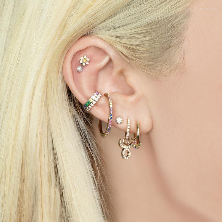 Backs Earrings Fashion Two Way Used Big No Piercing Ear Cuff Circle Ring Design Simple Lovely White Colorful Rainbow Cz Women Girl Jewelry
Backs Earrings Fashion Two Way Used Big No Piercing Ear Cuff Circle Ring Design Simple Lovely White Colorful Rainbow Cz Women Girl Jewelry