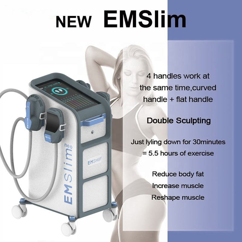 2023 Slimming 13 Tesla 5 handles High Intensity Electromagnrtic Emslim muscle Trainer Machine
2023 Slimming 13 Tesla 5 handles High Intensity Electromagnrtic Emslim muscle Trainer Machine