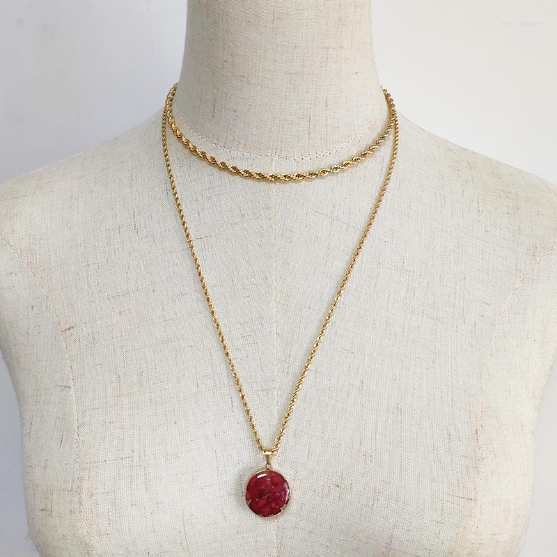 Pendant Necklaces Exquisite Creative Design Twisted Twist Chain Necklace Long Stainless Steel Punk High Quality Never Fade Hip Hop Style
Pendant Necklaces Exquisite Creative Design Twisted Twist Chain Necklace Long Stainless Steel Punk High Quality Never Fade Hip Hop Style