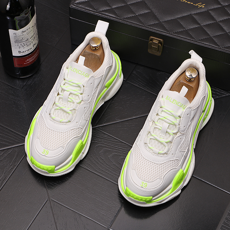 European Style Dres Party Wedding Shoes Fashion White Breathable Casual Sneakers Round Toe Thick Bottom Business Leisure Driving Walking Loafers C27, White green
European Style Dres Party Wedding Shoes Fashion White Breathable Casual Sneakers Round Toe Thick Bottom Business Leisure Driving Walking Loafers C27, White green