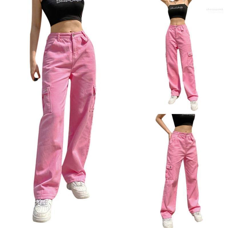 Women' Jeans Women' Girls Spring Fall Street Stylish Pink Solid Color Wide Leg High Waist Loose Denim Pants Flap Pockets
Women' Jeans Women' Girls Spring Fall Street Stylish Pink Solid Color Wide Leg High Waist Loose Denim Pants Flap Pockets