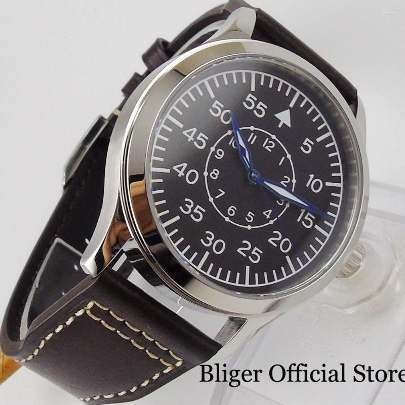 Wristwatches Sterile Men Watch Automatic Movement Glass Back 21 Jewels MIYOTA 8215 Luminous Marks Leather Band, Seagull 1612
Wristwatches Sterile Men Watch Automatic Movement Glass Back 21 Jewels MIYOTA 8215 Luminous Marks Leather Band, Seagull 1612