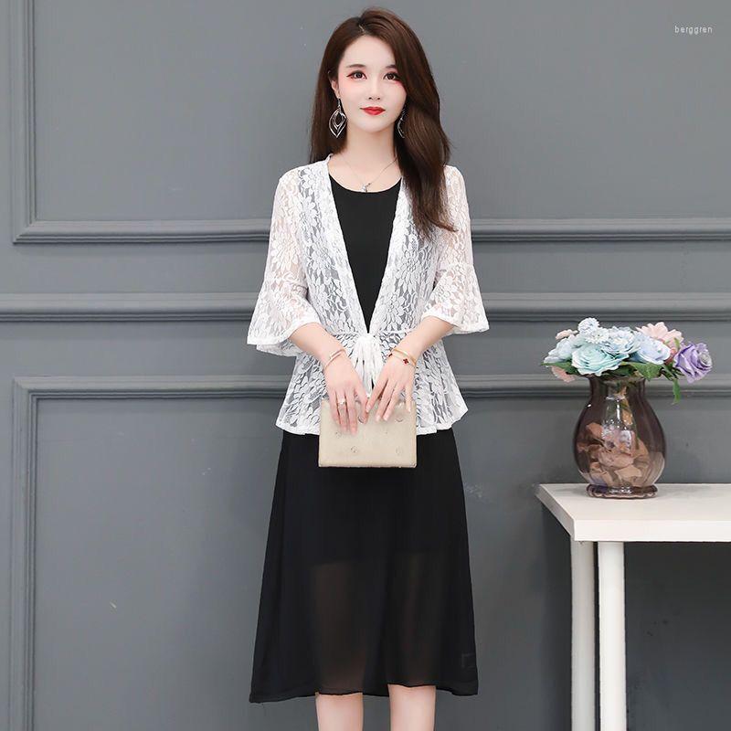 Women's Blouses Summer Lace Shawl Blusas Mujer De Moda Womens Flare Half Tops Open Stitch Office Shirts Ladies Stylish Bolero Shirt, Green
Women's Blouses Summer Lace Shawl Blusas Mujer De Moda Womens Flare Half Tops Open Stitch Office Shirts Ladies Stylish Bolero Shirt, Green