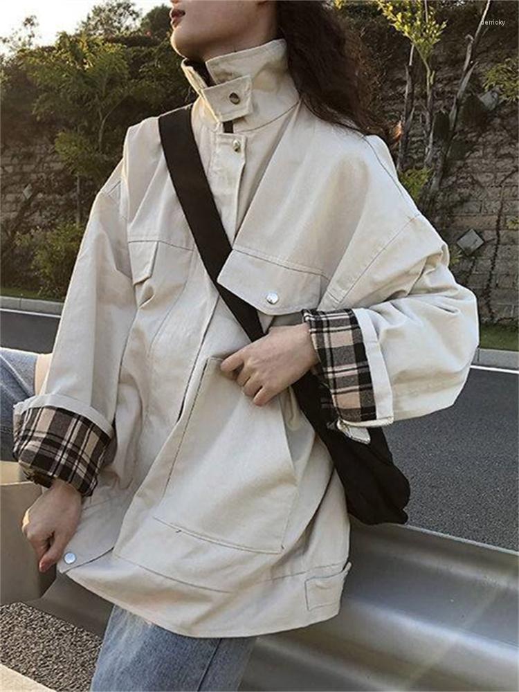 Women' Trench Coats Nicemix Cargo Jacket Women Oversize Bf Harajuku Retro Multi-pocketed Coat Spring Autumn 2022 Korean Short Trendy, Black
Women' Trench Coats Nicemix Cargo Jacket Women Oversize Bf Harajuku Retro Multi-pocketed Coat Spring Autumn 2022 Korean Short Trendy, Black