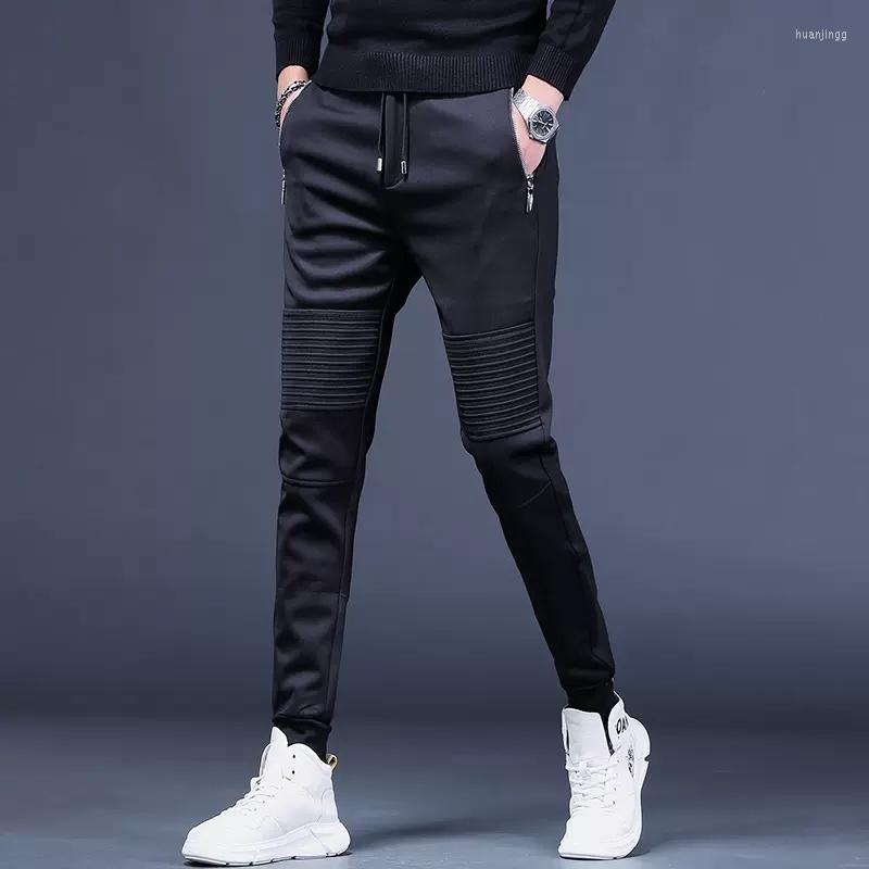Men's Pants Sport Black Men Casual Pencil Autumn Fashion Slim Fit Elastic Waist Drawstring Joggers Trousers CP1993
Men's Pants Sport Black Men Casual Pencil Autumn Fashion Slim Fit Elastic Waist Drawstring Joggers Trousers CP1993