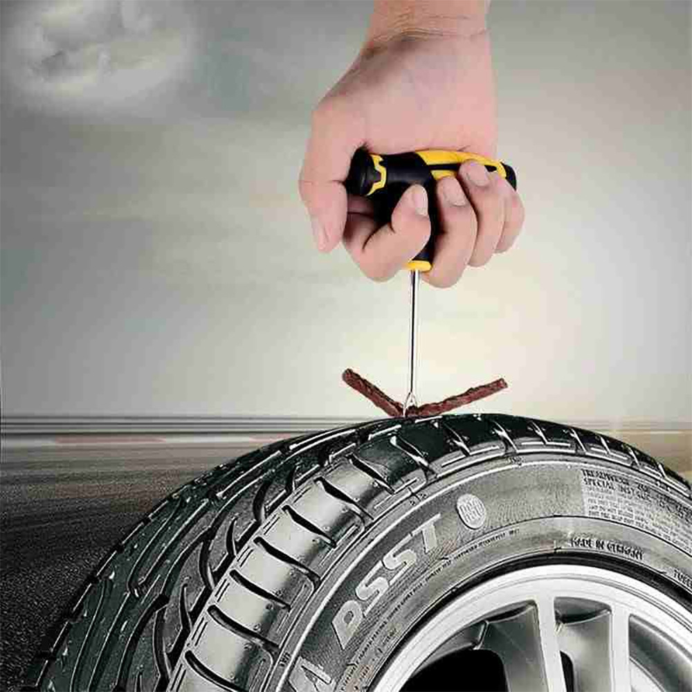 10 pcs/set Car Vacuum Tire Repair Tool Auto Tyre Repair Tools Set for Motorcycle Bicycle Car With PVC Package