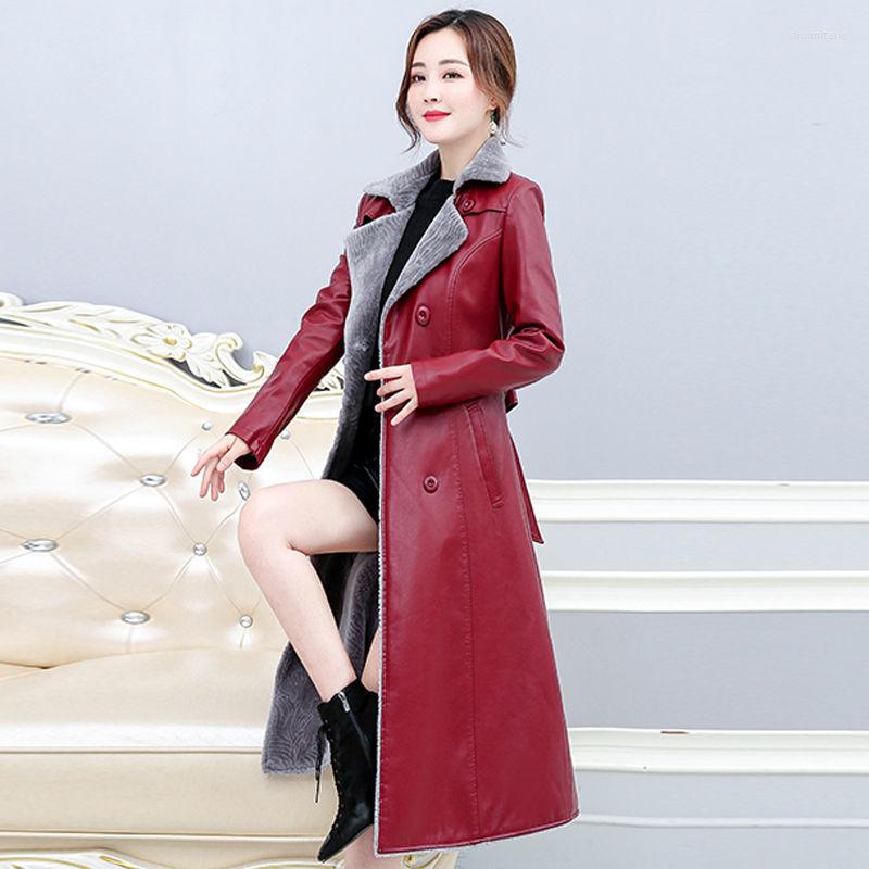 Women's Leather Woman Faux Jacket Female Casual Long PU Loose Motorcycle Jackets Ladies Streetwear Oversized Coat Outerwear G568, Champagne
Women's Leather Woman Faux Jacket Female Casual Long PU Loose Motorcycle Jackets Ladies Streetwear Oversized Coat Outerwear G568, Champagne