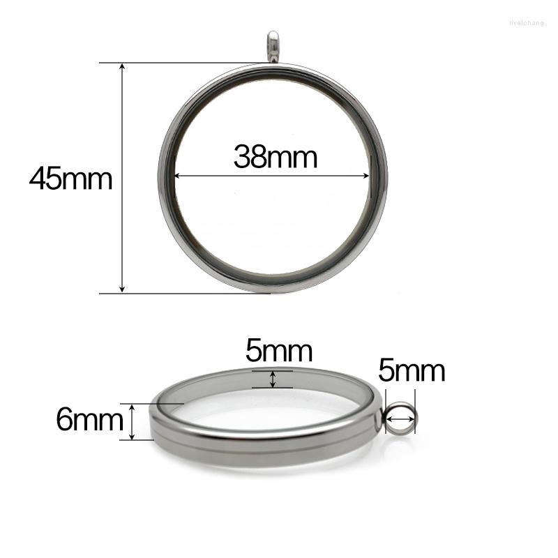 Pendant Necklaces Big Size 1pc 45mm Floating Glass Memory Locket Stainless Steel Pendants Inner Diameter 38mm X 5mm
Pendant Necklaces Big Size 1pc 45mm Floating Glass Memory Locket Stainless Steel Pendants Inner Diameter 38mm X 5mm